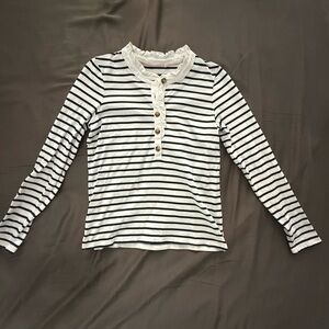 Boden Frill Neck Breton Top